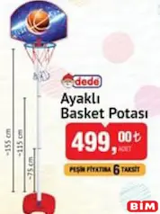 DEDE 03407 AYAKLI BASKETBOL SETİ DEDE 03407 AYAKLI BASKETBOL SETİ